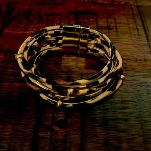 Leopard Print magnetic bracelet